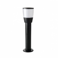 Sort E27 fitting opaal 50 cm.