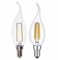 led filament kaars met tip