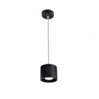 Alg GU10 rond zwart